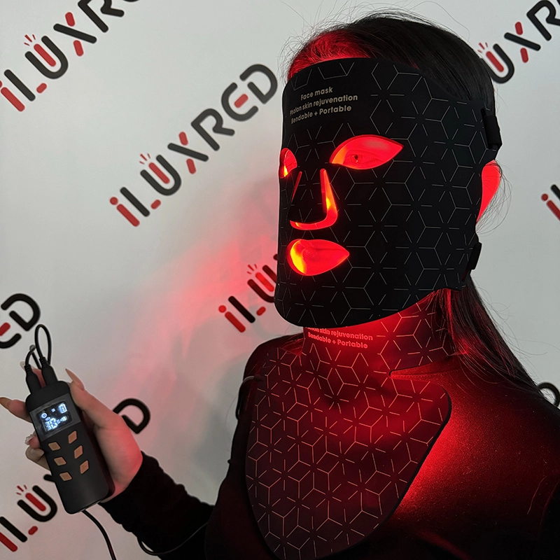 Mask-03 Neues trendiger Korean beliebter 4 Farben Silikon Rot Infrarot LED Light Facial Therapy Maske Schönheit LED Face Maske 1