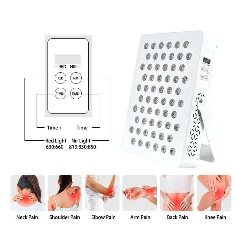 300w Face Care Dual Chip 5 Spectrum Intensity High Irradiation LED Light Therapy Panel for Full Body Face Beauty Skin Care 2