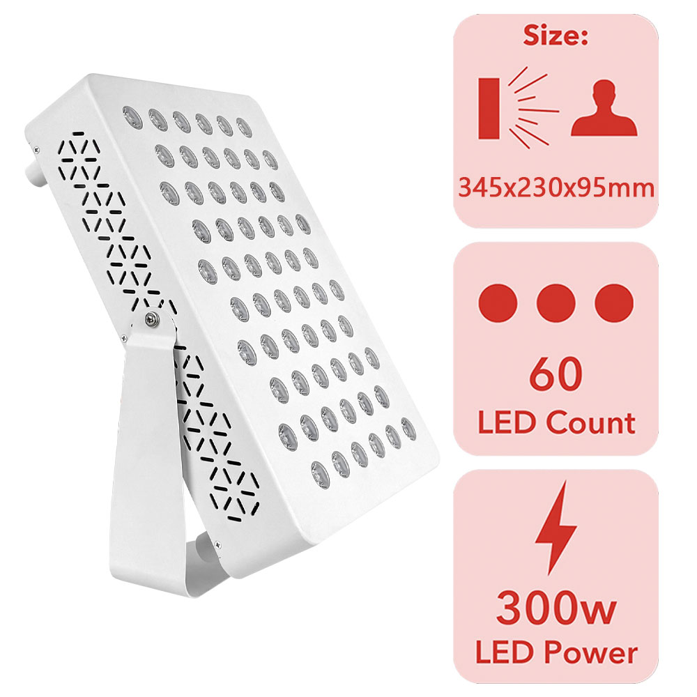 300w Tanning Machine Infrared LED Panel 630nm 660nm 810nm 830nm 850nm LED Therapy Panel for Gym Commercial Use 2