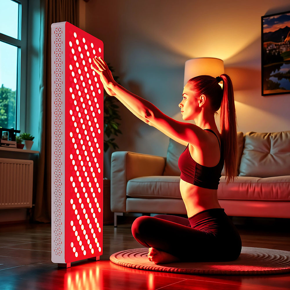 Fabricante OEM ODM Panel de terapia de luz roja 7 Longitud de onda Calefacción física 1060 Panel LED Luz infrarroja Terapia de luz roja 1500 2