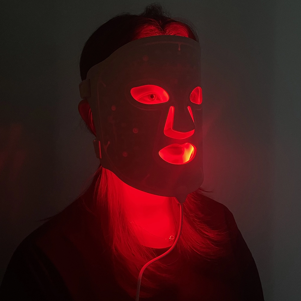 Mask-05 4 Farben 460nm 520 nm 590 nm 630 nm Silikon LED-Gesichtsmaske LED-Leuchttherapie Maschine Andere Schönheit 1
