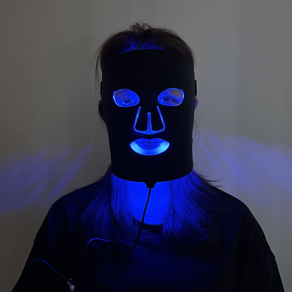 MASK-06 Newly launched red light therapy mask 4 Color Led Face Mask Customize Face Spa Machine Led Light Face Mask 4