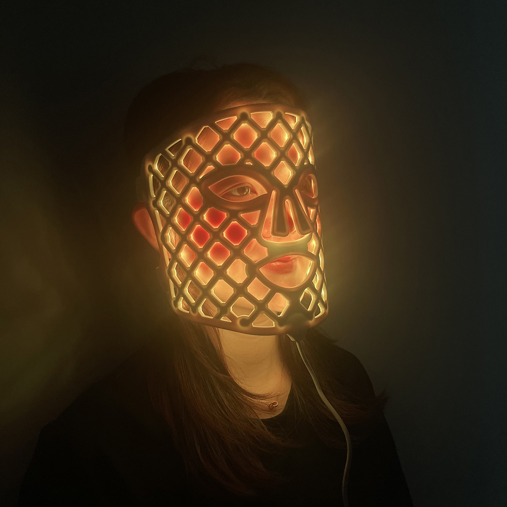 MASK-08 New Trending Acne Treatment Removal Face Maskss Beauty Skin Care Red Light Therapy Panel Safe Silicone Red Led Face Mask 1