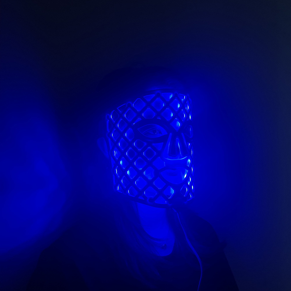 MASK-08 New Trending Acne Treatment Removal Face Maskss Beauty Skin Care Red Light Therapy Panel Safe Silicone Red Led Face Mask 5