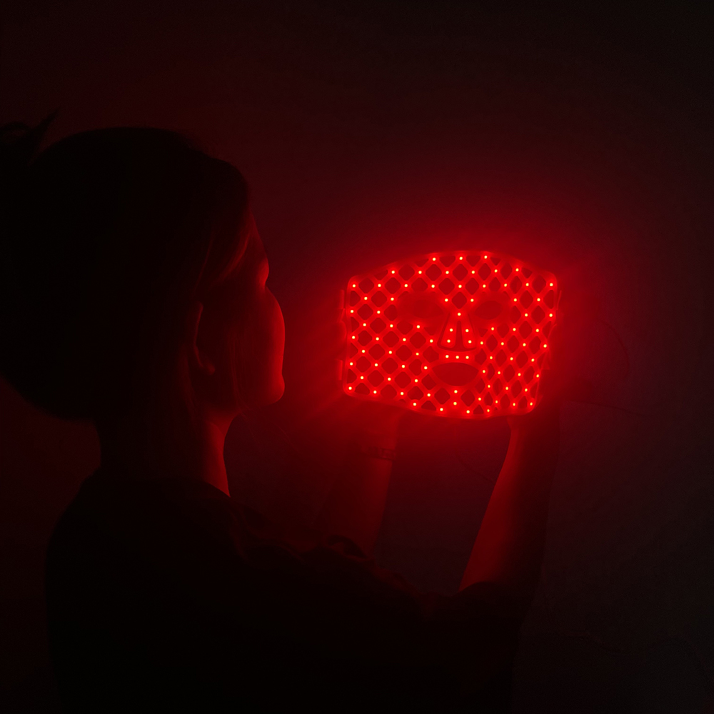 MASK-08 New Trending Acne Treatment Removal Face Maskss Beauty Skin Care Red Light Therapy Panel Safe Silicone Red Led Face Mask 4