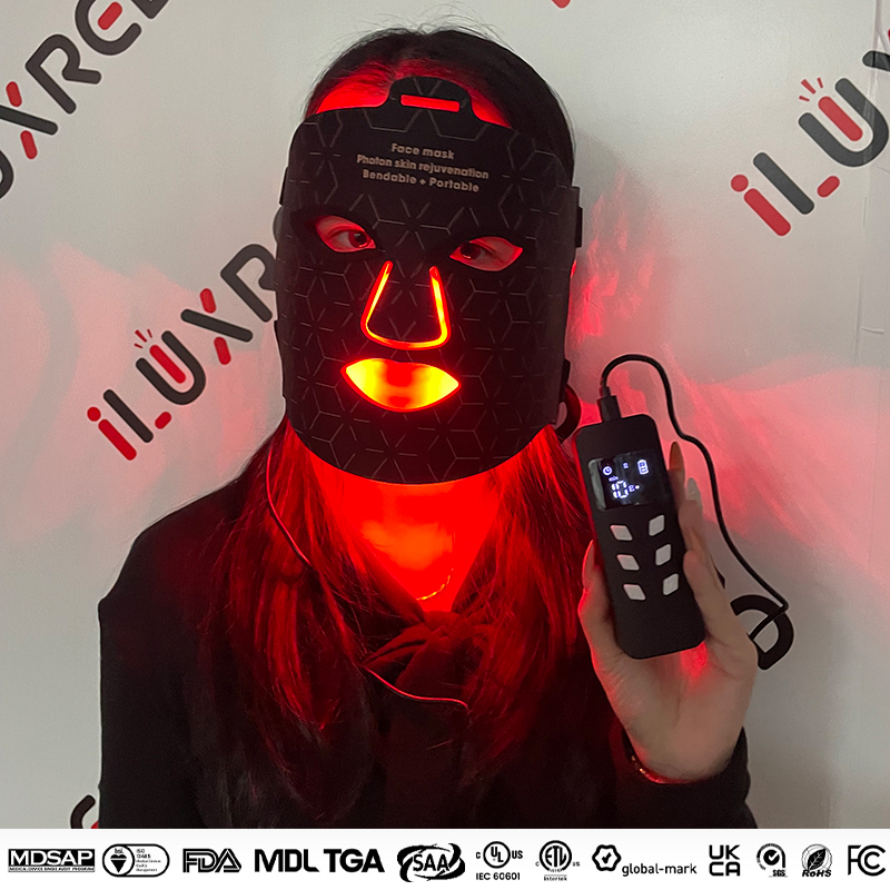 MASK-01 Guangdong Manufacturers Redlight Led Anti Aging Light Mask Led Light Therapy Mask Silicone Facial Led Mask 1