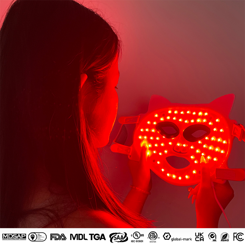 MASK-02 Led Face Mask Red Light Mask Red Light Therapy Mask Led Light Mask Red Light Therapy Face Mask 1