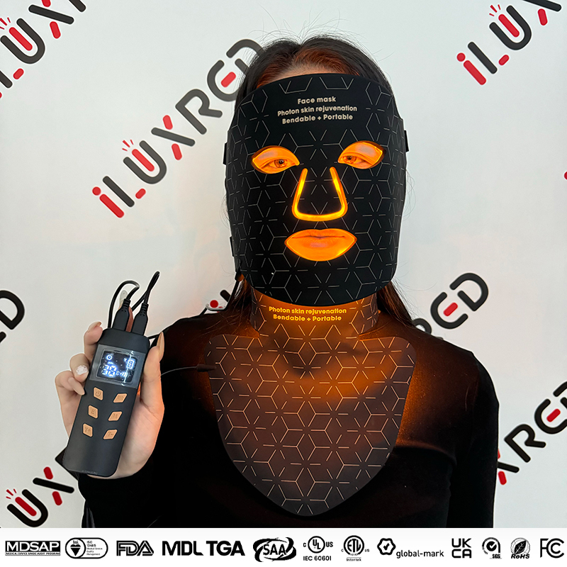 MASK-03 Red Light Therapy Professional Device For Full Face Fine Lines And Wrinkles Firms Skin Prevents Acne Flare-ups And Reduces Redness And Irritation 1