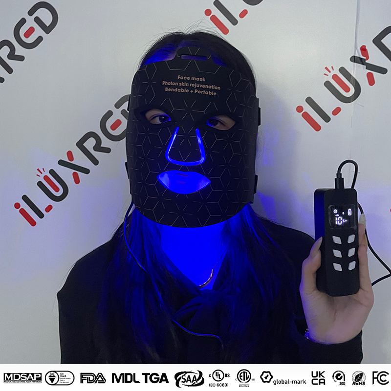Mask-01 New Beauty Home Facial Dispositivo con dispositivo de terapia de luz roja cerca de la terapia con luz LED infrarroja máscaras faciales 1