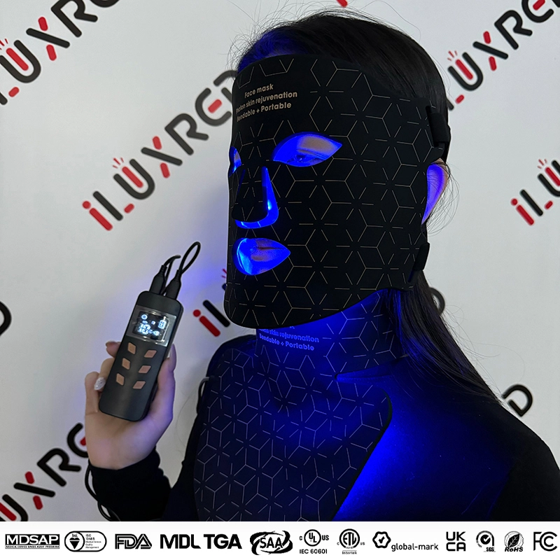 Masque-03 masque à led à LED Lighthérapie Acné Photon Full 4 couleurs Masque facial LED HOME Utilisation du rajeunissement de la peau 1