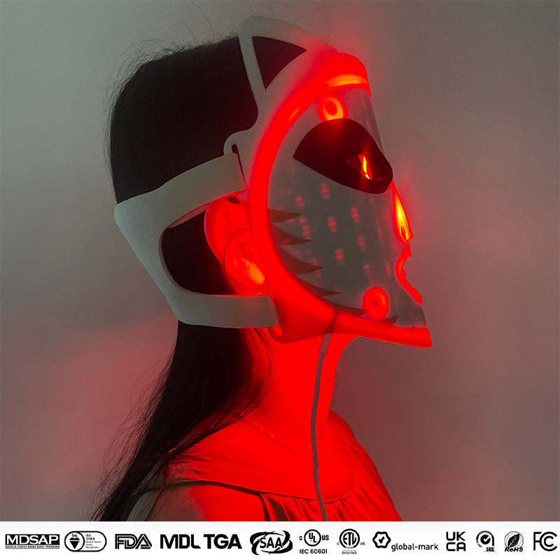 MASK-02 Red Light Therapy Black Led Light Therapy Mask Professional Led Light Therapy Facial Mask 1