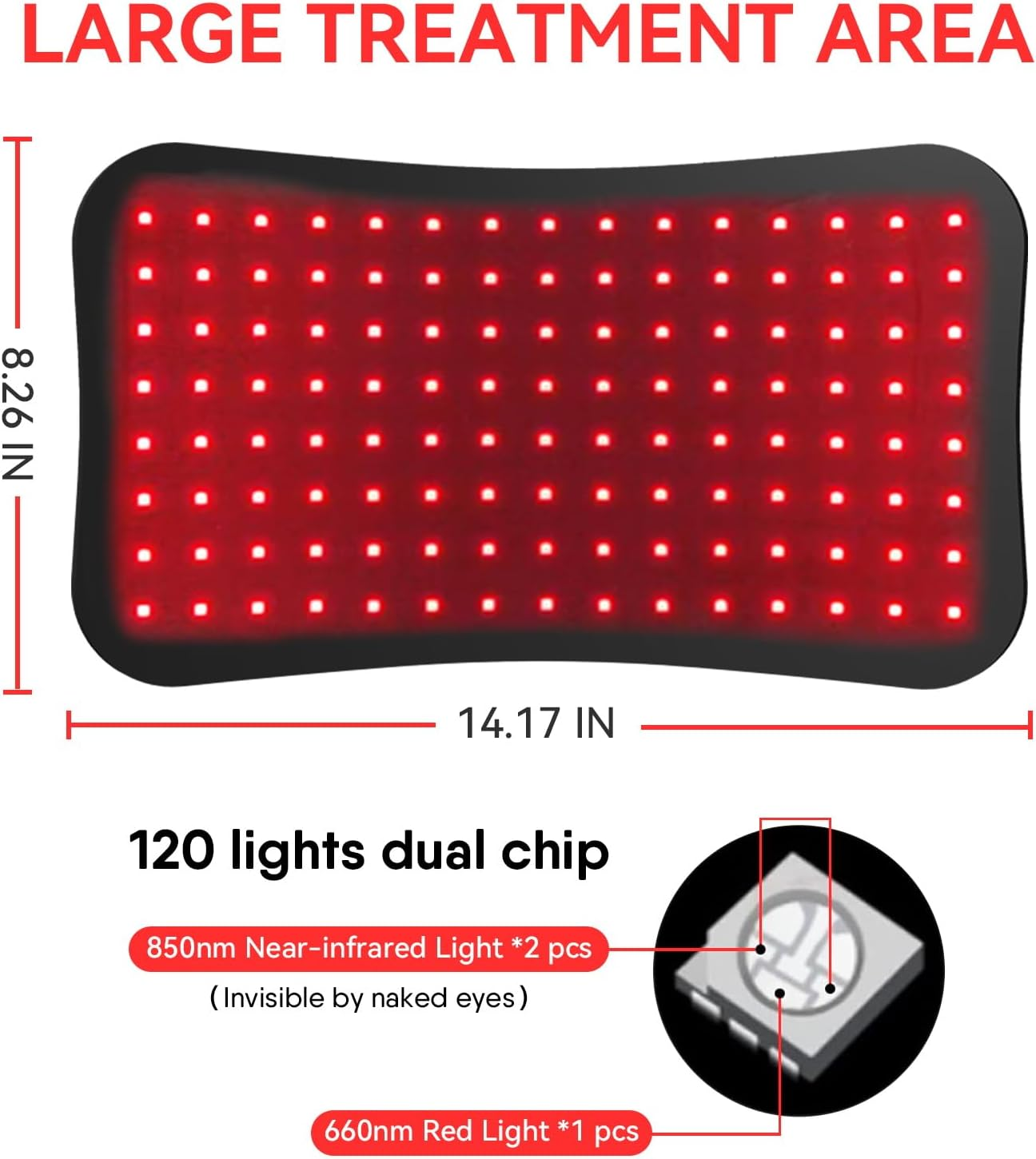 iLUXRED-MT120 Professional Infrared Machine 660nm 850nm LED Therapy Light Red Light Therapy Panel 8