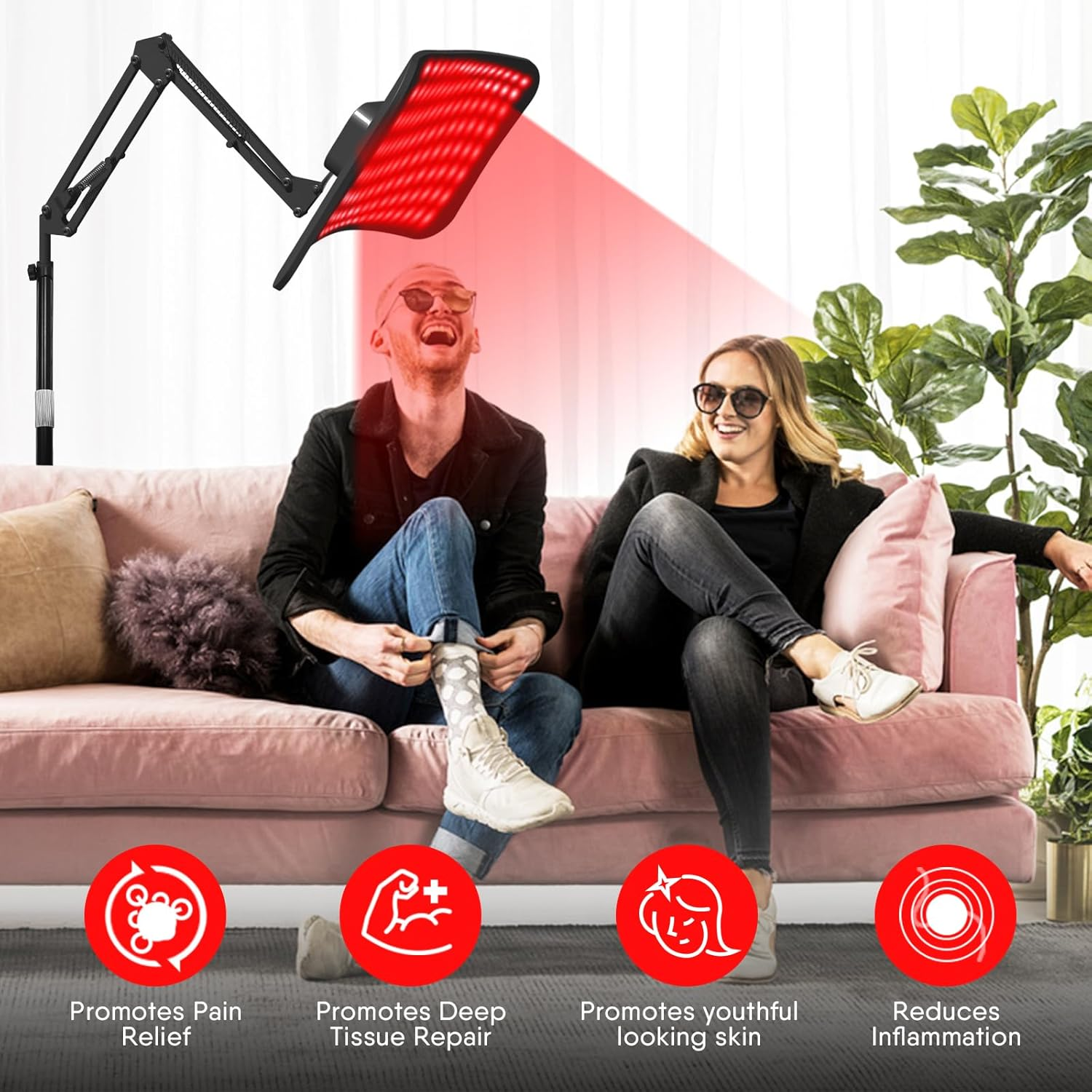 iLUXRED-MT120 Professional Infrared Machine 660nm 850nm LED Therapy Light Red Light Therapy Panel 3