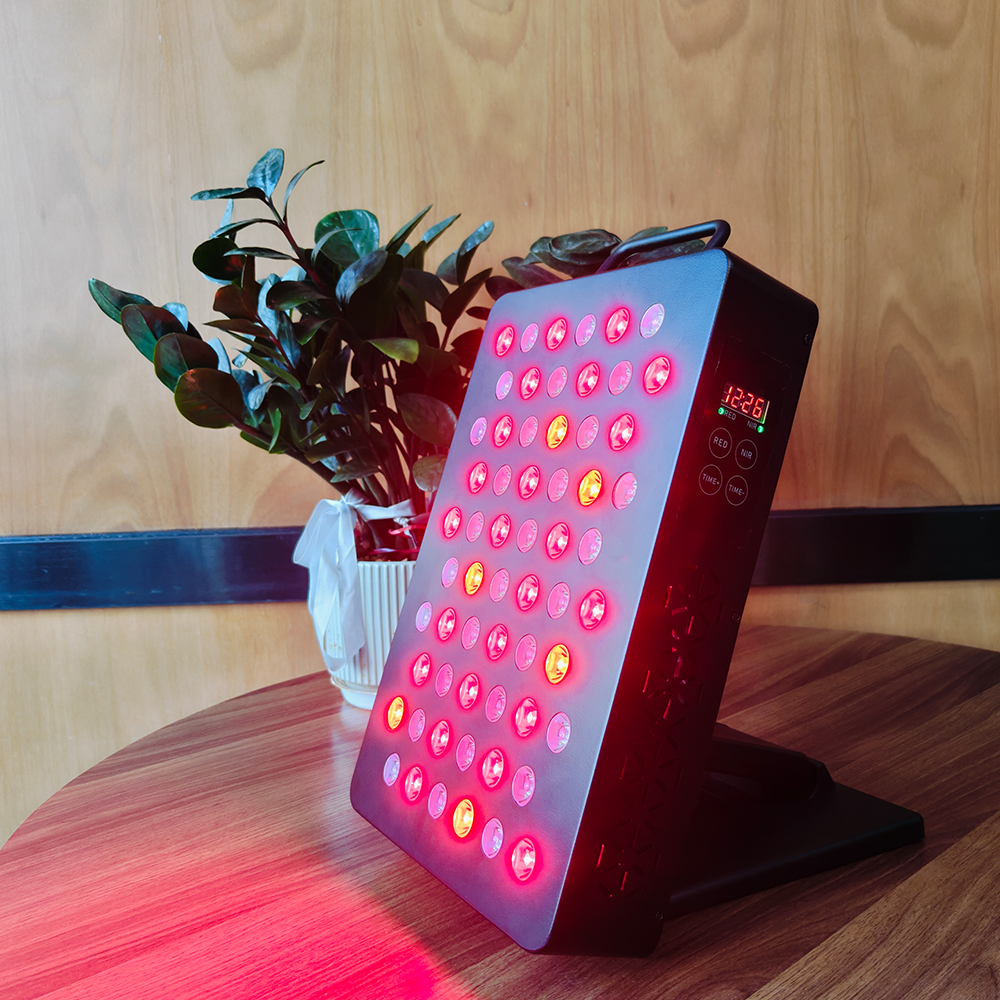 CE ROHS Certified 300W 60pcs LED Infrared Red Light Therapy Panel Device for Face 5wavelengths 190mw/cm Phototherapy Skin Body 2