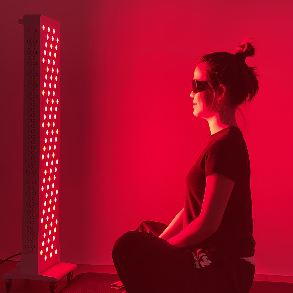 Red Light Therapy Face RED NIR  630 660  810 830 850 NM Touch Screen With App Control Led Panel Light 2