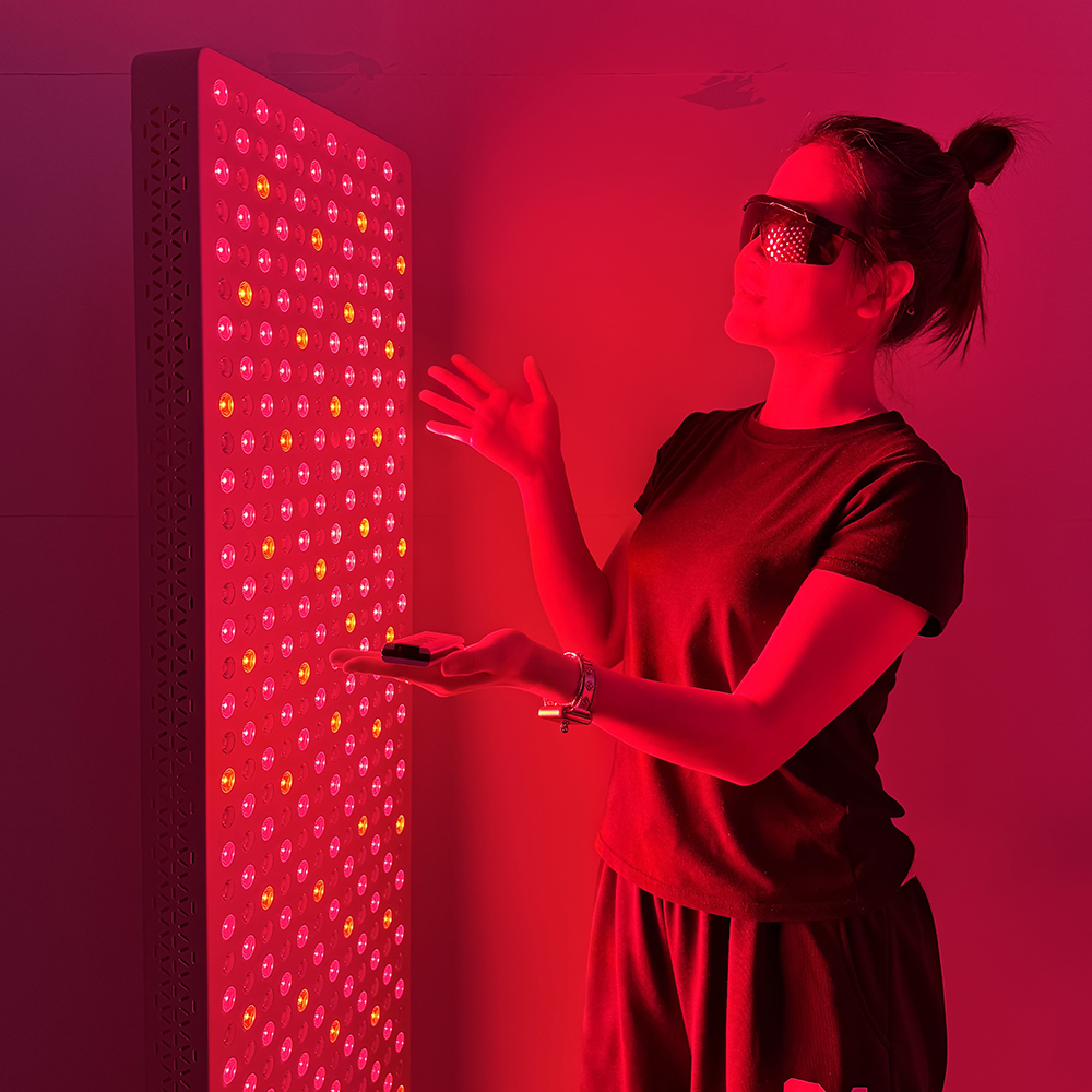 High Quality Custom Aluminum 3000W White 660NM 850NM Full Body LED Infrared Bed Red Light Therapy Panel 2