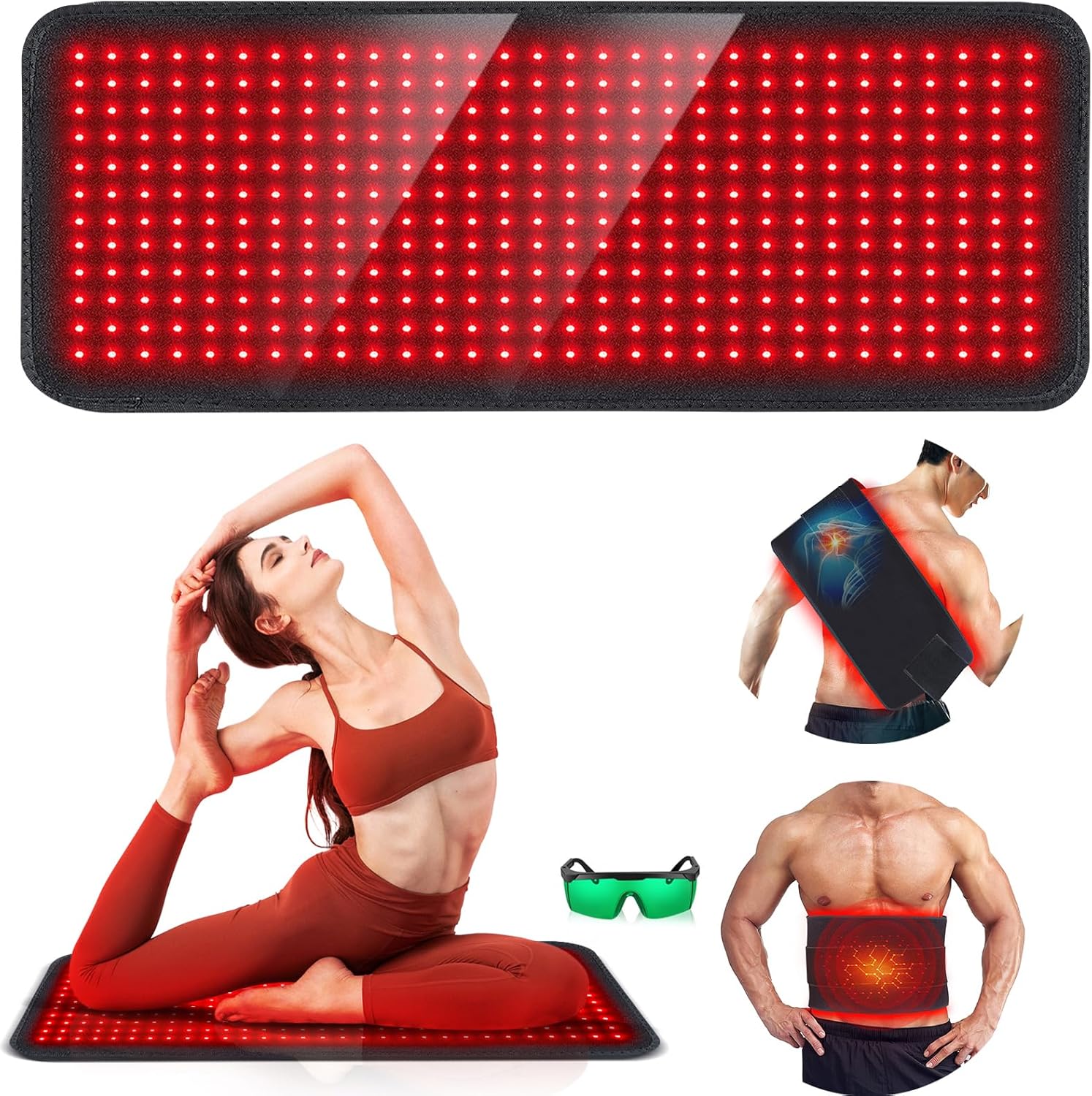 2025 Hot Selling Infrared Red Light Therapy Wrap Belt Home Use With Timer for Relaxing Muscle 1