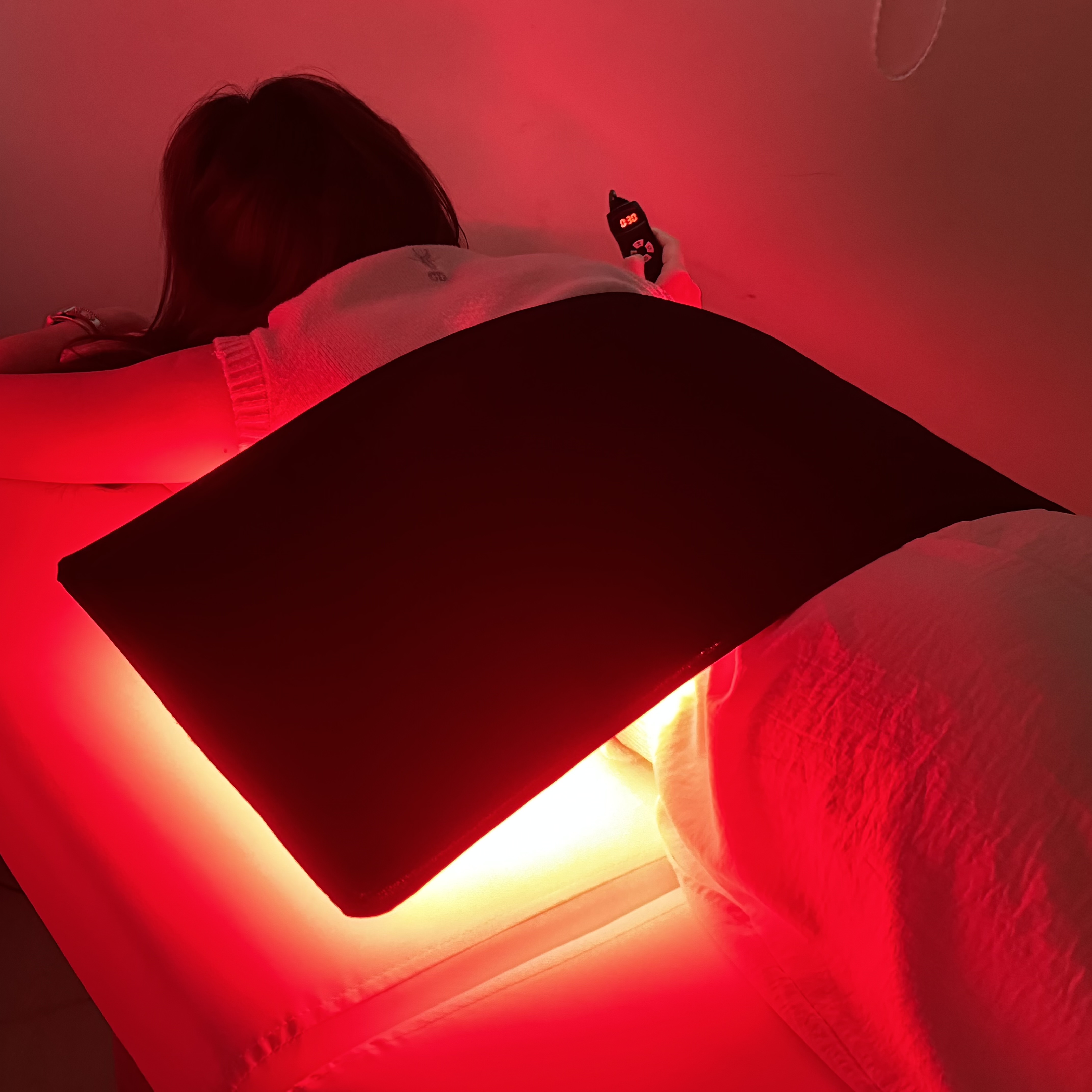 iLUXRED - Esterilla de terapia de luz infrarroja cercana, venta al por mayor, cinturón de terapia de luz roja LED de 660 nm y 850 nm, almohadilla de terapia de luz roja de medio cuerpo 1