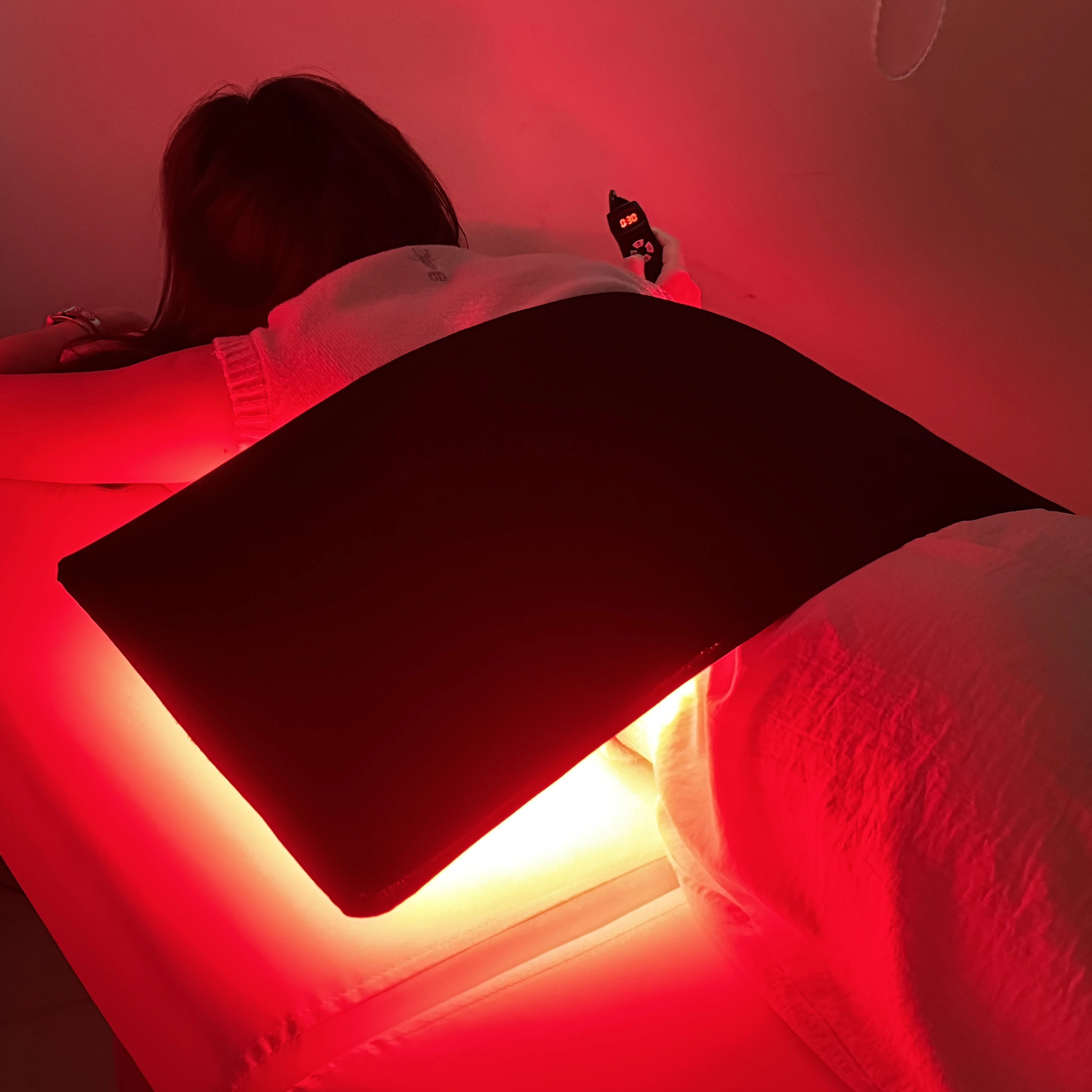 iLUXRED - Esterilla de terapia de luz infrarroja cercana, venta al por mayor, cinturón de terapia de luz roja LED de 660 nm y 850 nm, almohadilla de terapia de luz roja de medio cuerpo 1