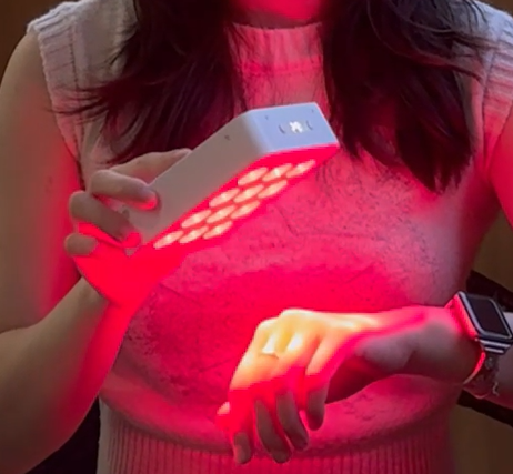 iLUXRED Rechargeable 660Nm 850nm Portable Handheld Therapy Remover Infrared LED Light Therapy Panels Red Light Therapy 6