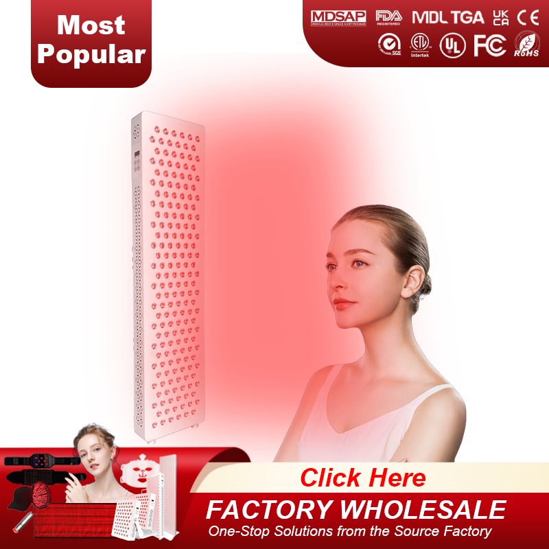 ILUXRED 900W Home Use Smart Touch Screen Muscle Relief 5 Spectrum Red Light Therapy Panel With Near Infrared And Red LED Whole Body Relief-1761560346757591 2