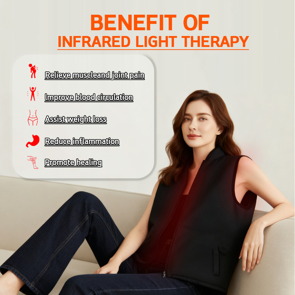 iLUXRED Full-Body Red Light Therapy Vest 3