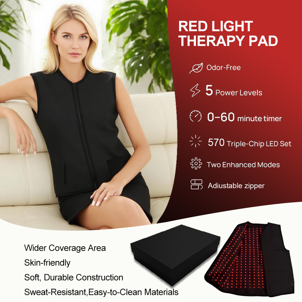 iLUXRED Full-Body Red Light Therapy Vest 4