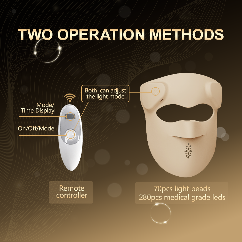 iLUXRED Mask-12 4D LED Infrared Mask Red Light Therapy Mask 4D LED Face Mask 5