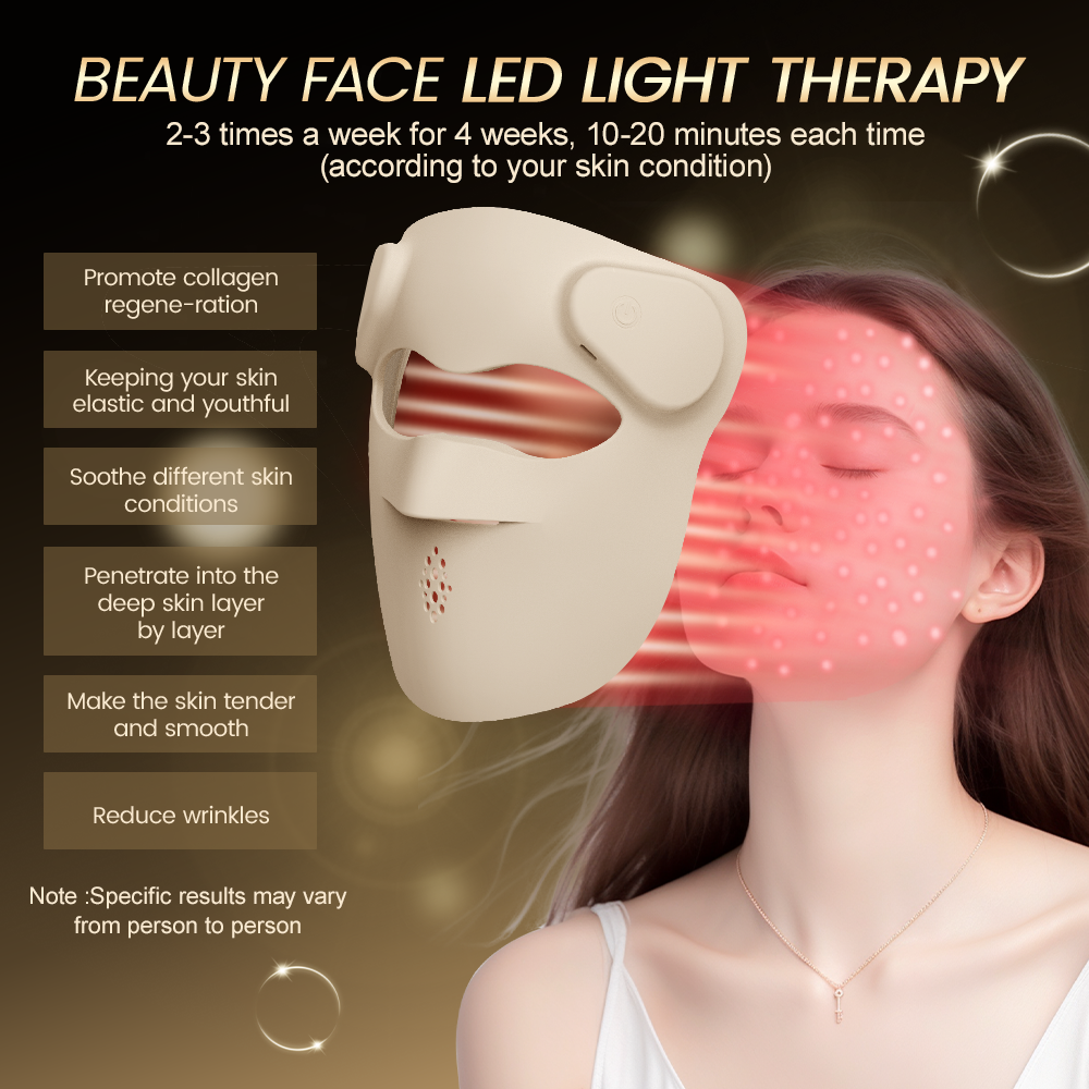 iLUXRED Mask-12 4D LED Infrared Mask Red Light Therapy Mask 4D LED Face Mask 2