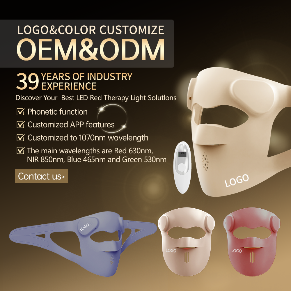 iLUXRED Mask-12 4D LED Infrared Mask Red Light Therapy Mask 4D LED Face Mask 8