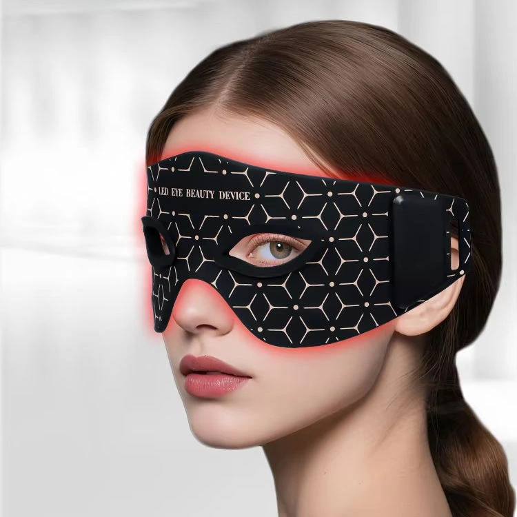 iLUXRED Mask-14 Silicone LED Indicated Red Light Therapy Glasses Eye Wrinkle Reduction Mood Boost Eye Bags Removal Face Target Area Waterproof 1