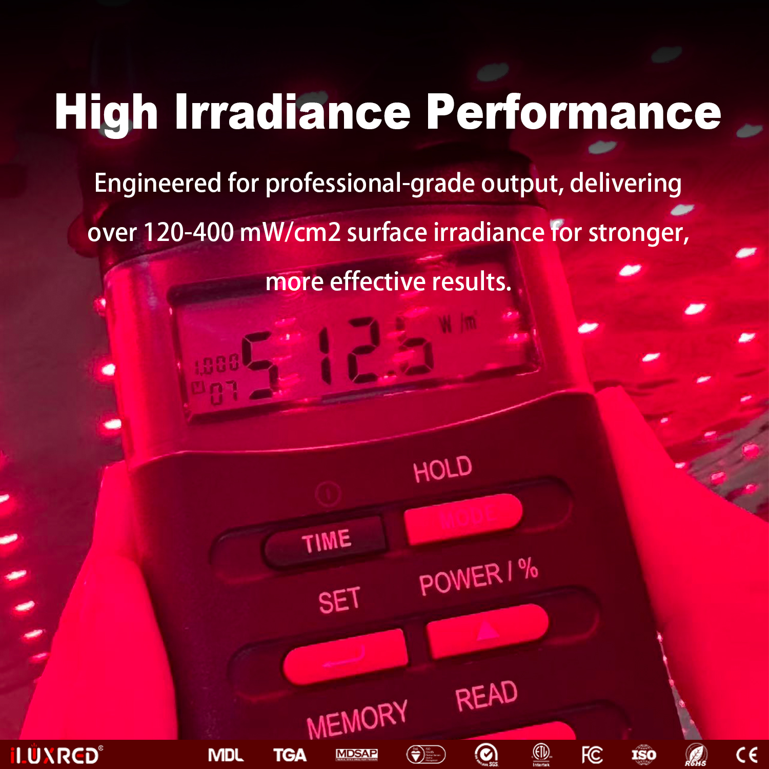 iLUXRED Red Light Therapy Belt Weight Loss Waist Wrap Infrared LED Body Slimming Heating Massage Red Light Belt For Home Use 5