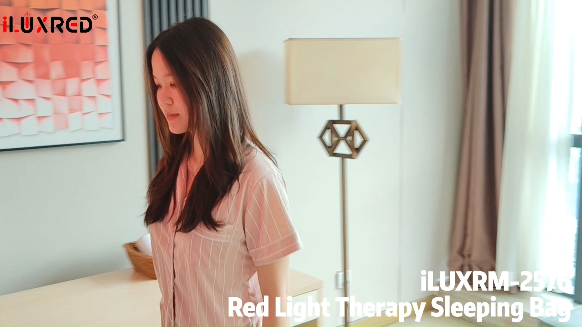 Manta de terapia de luz roja pulsada iLUXRM-2576 para cuerpo completo, 10 Hz, 40 Hz, alivio del dolor, 660 nm, 850 nm, LED, bolsa de dormir con terapia de luz roja 1