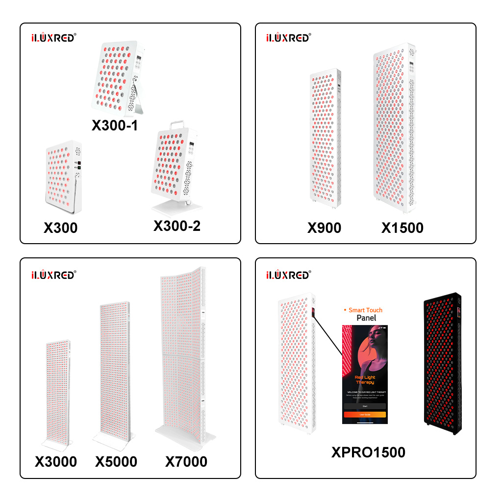 iLUXRED OEM/ODM 60leds 300W Infared Device Music Relaxed Red Light Therapy Panel Infrared Led Full Body Device For Skin Body Care 7