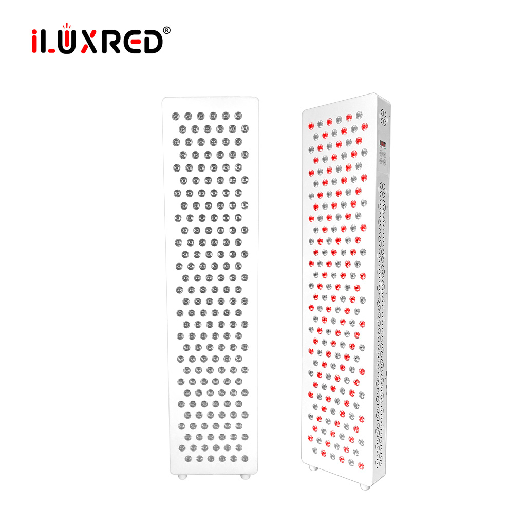 Panel de terapia de luz roja iLUXRED de 900 W y 180 LED, venta directa de fábrica, control multifunción para la salud de la piel y el cuerpo. 2