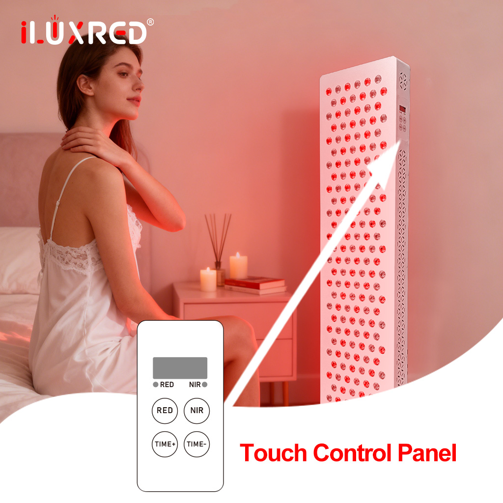 iLUXRED X900 Full Body 900W Home Use LED Light Therapy Panel Red Infrared Light Device with Movable Stand for Pain Relief 2