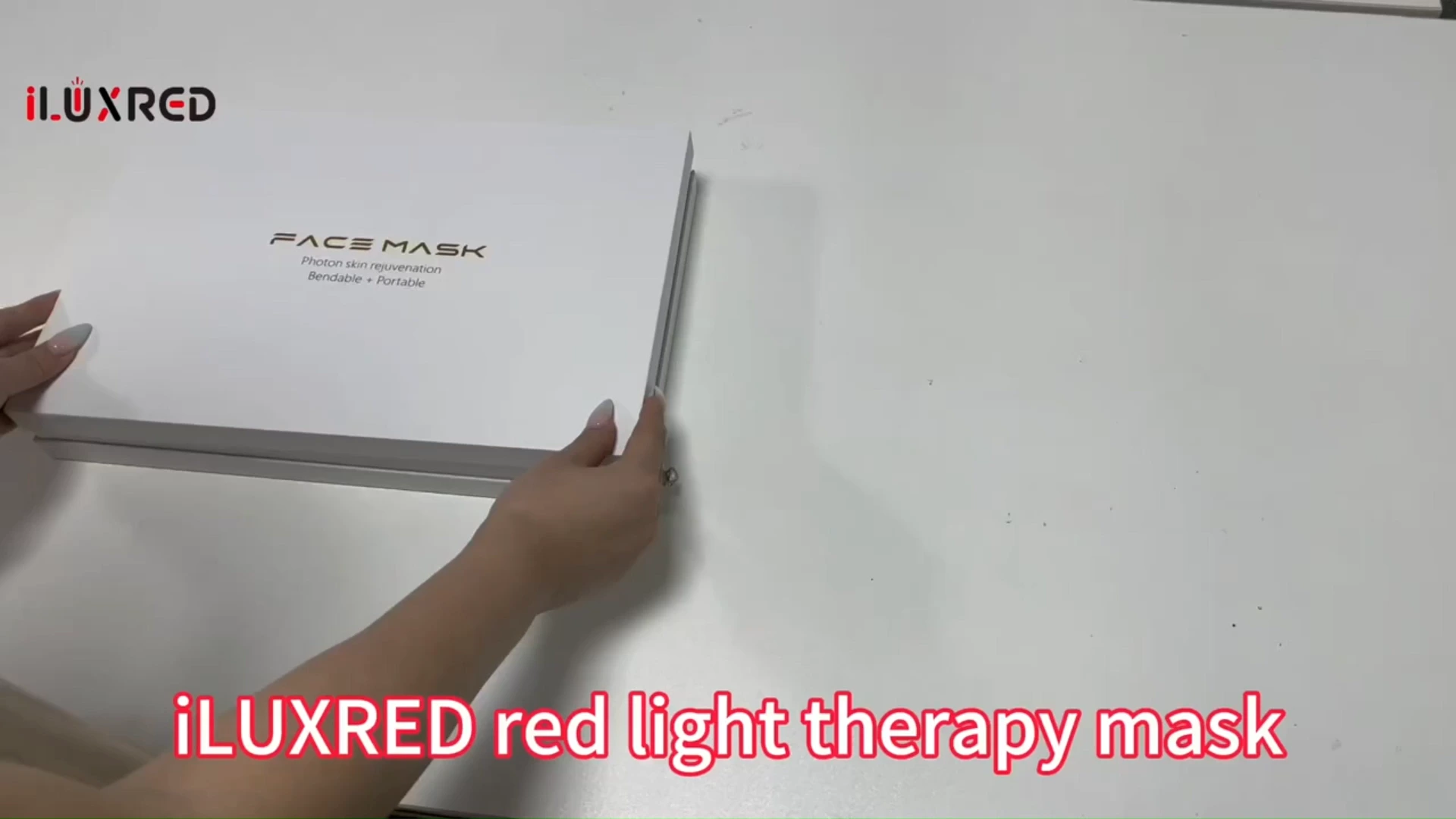 ILUXRED 510K Customized  Red Light Therapy Mask for Skincare Beauty Led Facial Mask Infrared Light Salon Equipment From China 1