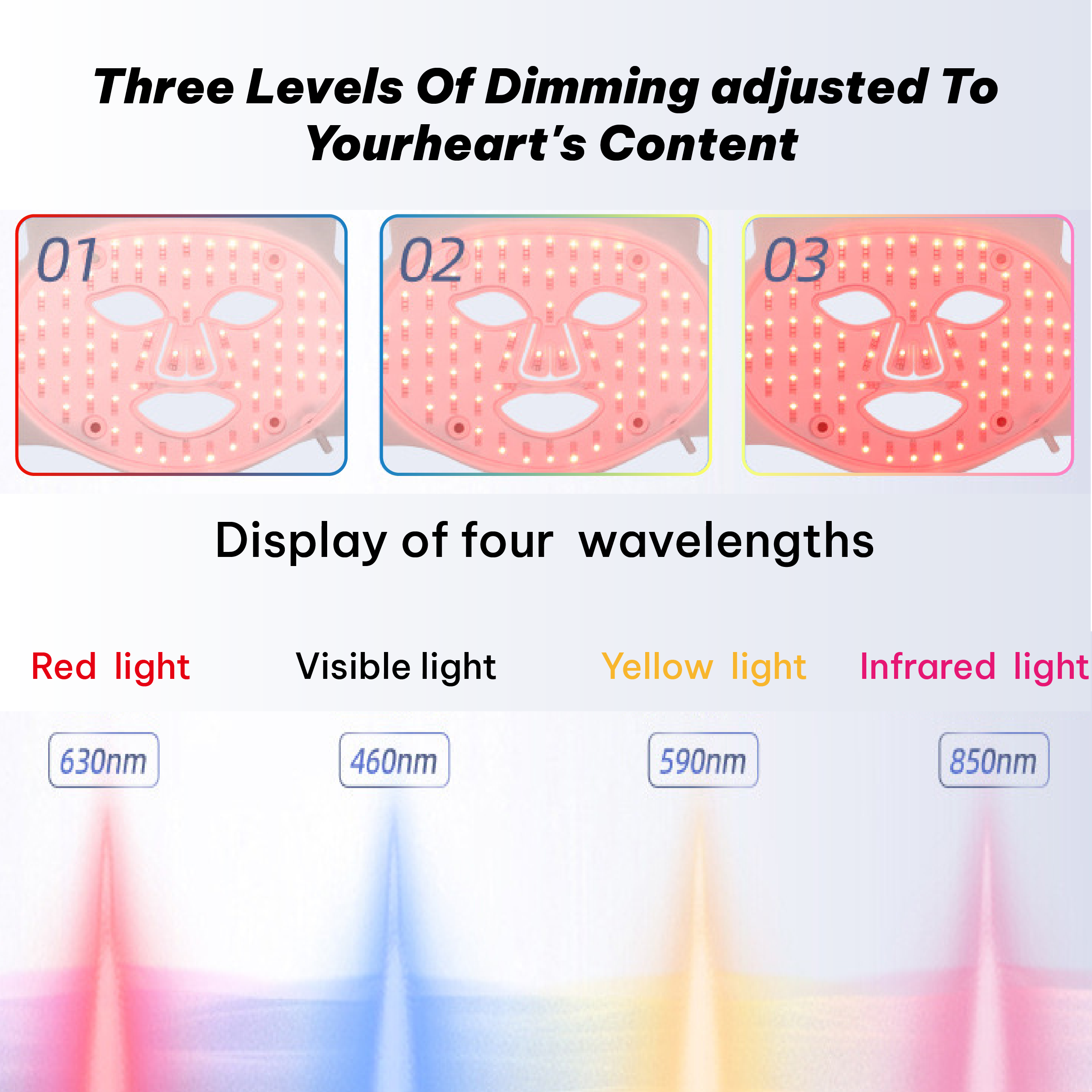 ILUXRED 276 lights  Trending Home Use Beauty Equipment Silicone LED Facial Mask Red Light Therapy Face Mask for Skin Care 9