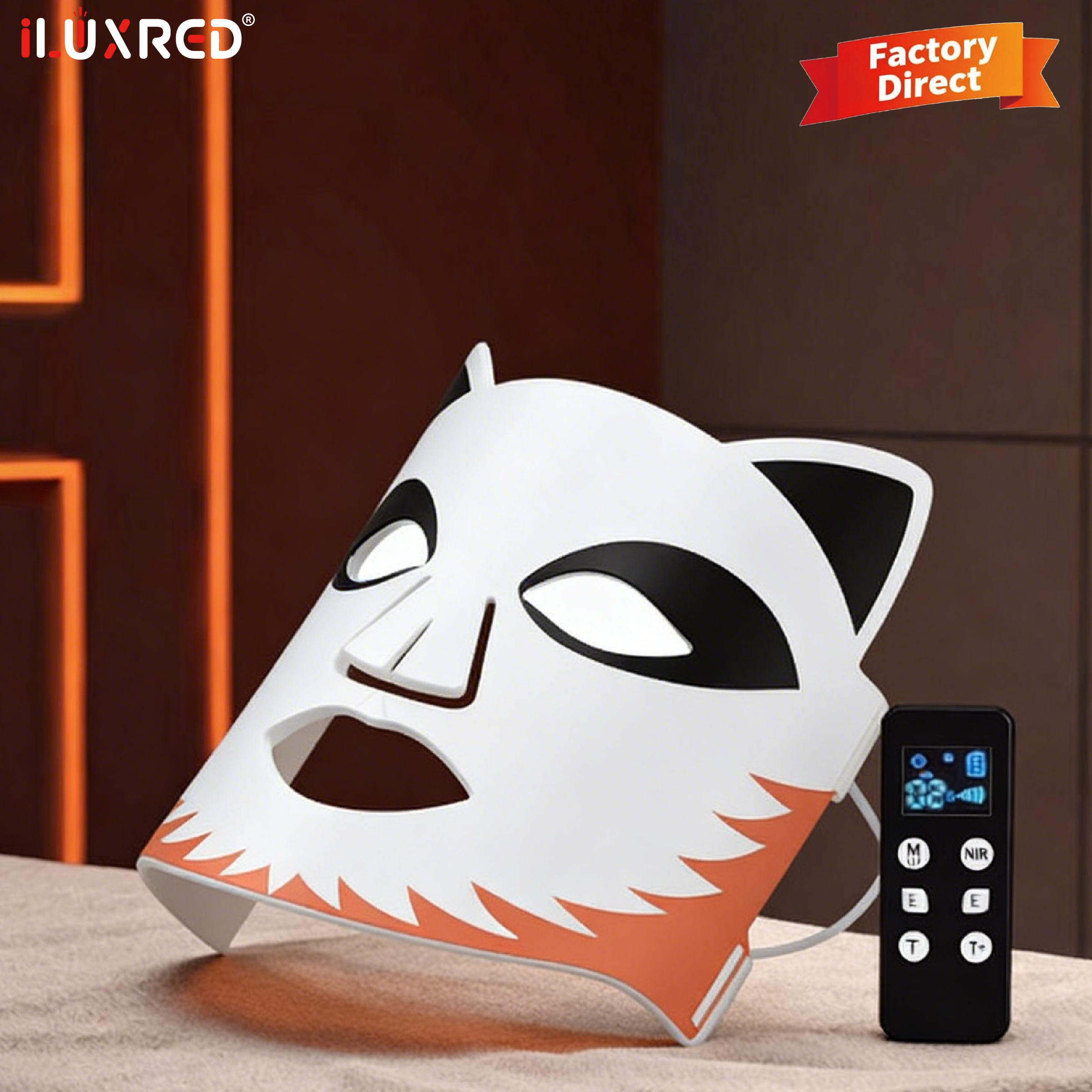 ILUXRED 276 lights  Trending Home Use Beauty Equipment Silicone LED Facial Mask Red Light Therapy Face Mask for Skin Care 2
