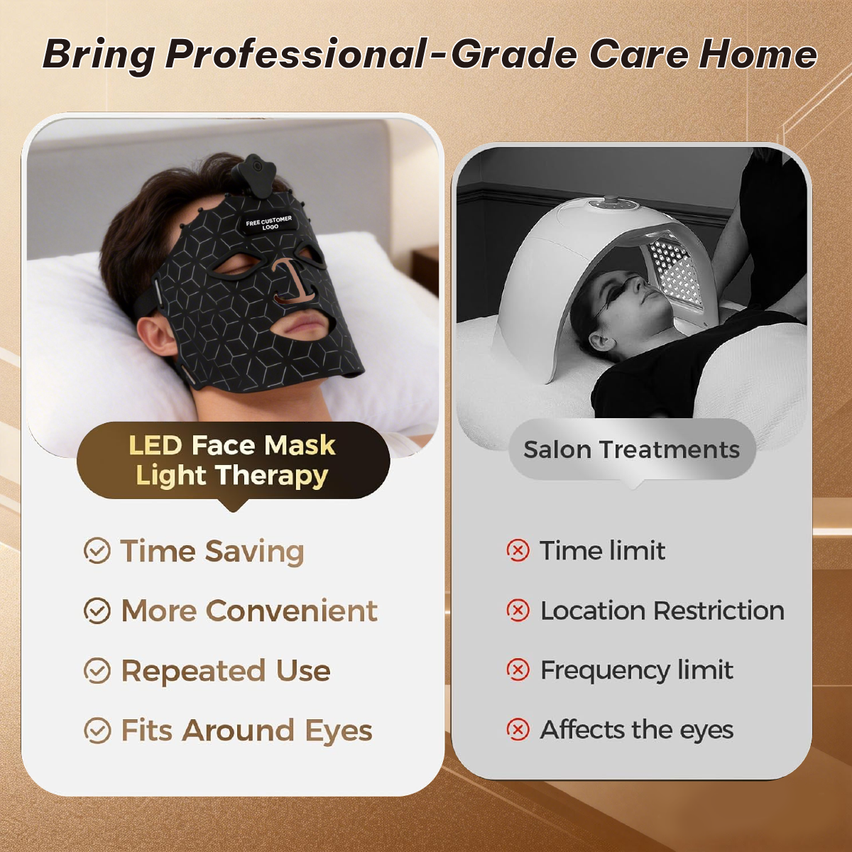 ILUXRED FDA Cleared Mask04 Silicone Red Light Therapy Mask Manufacturer 9