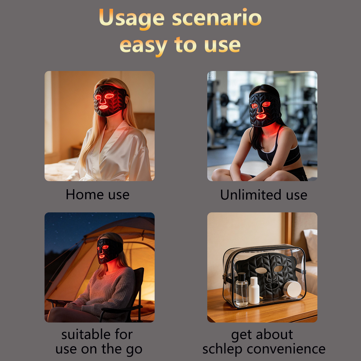 iLUXRED Red Light Therapy Mask Manufacturer - 7 Color LED Silicone MASK-07 Red Light Therapy Face Mask 10