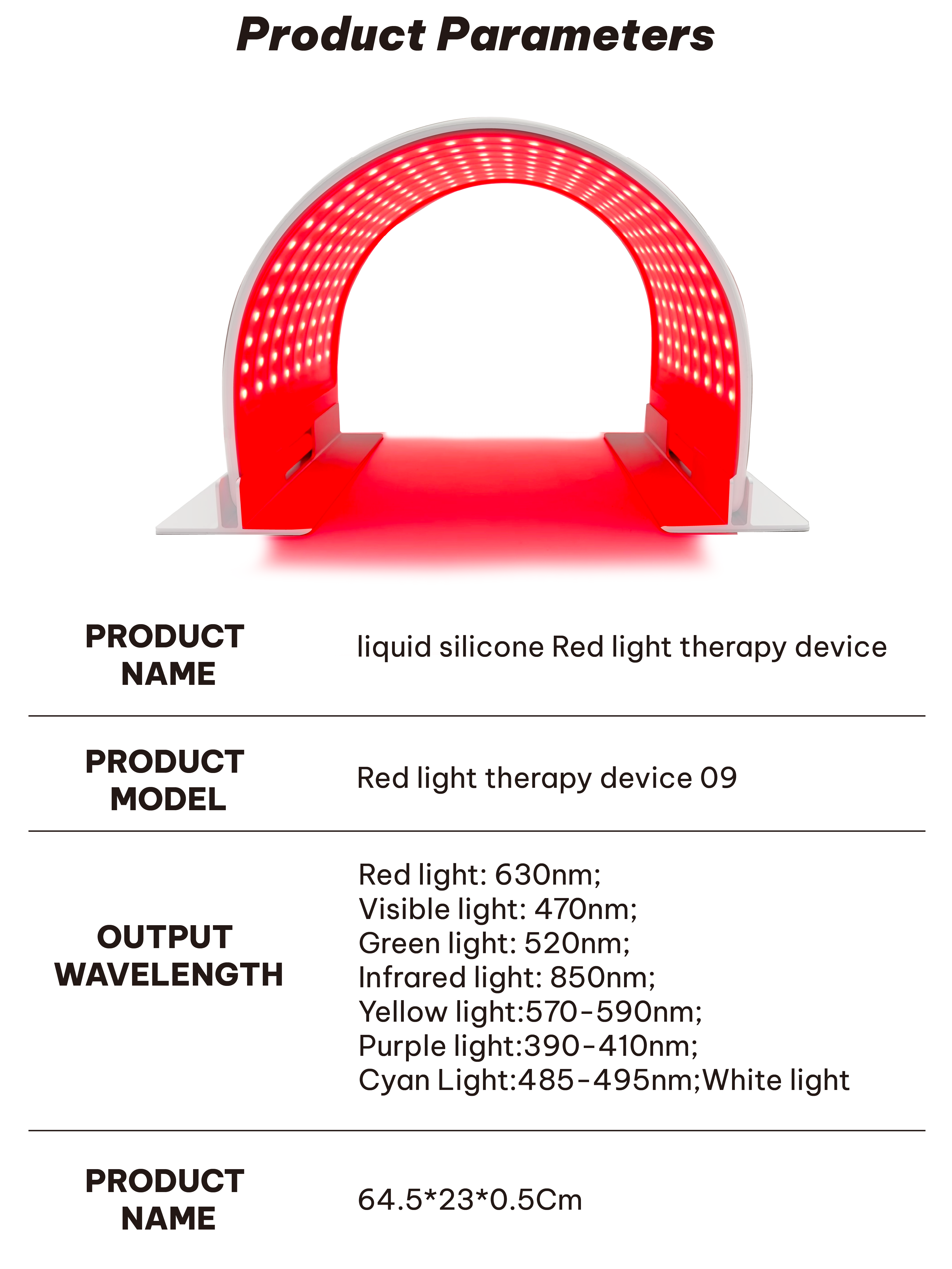 Mascarilla facial de terapia de luz roja iLUXRED - Aprobada por la FDA - Mascarilla de terapia de luz LED de 7 colores 4