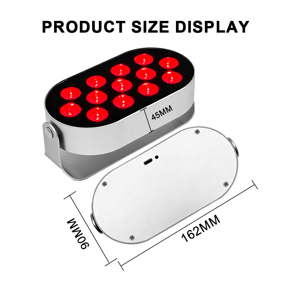 iLUXRED, el mejor panel de terapia de luz roja de grado médico, 660 nm, 850 nm, dispositivo de terapia de luz infrarroja cercana Mini60-4 9