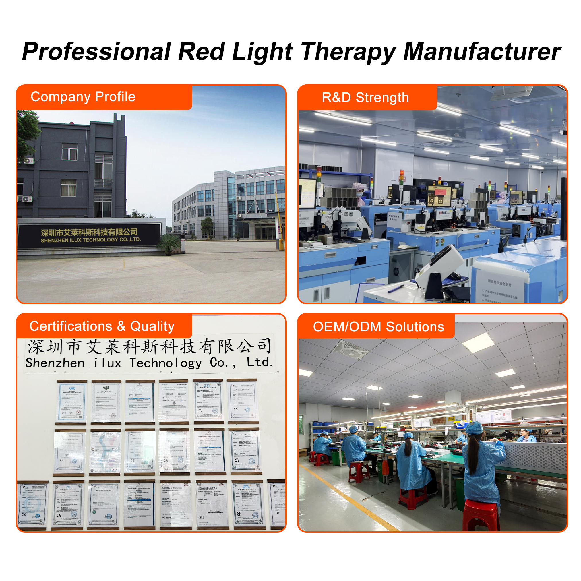 iLUXRED FDA 660nm 850nm terapia de luz roja al por mayor panel de terapia de luz roja de cuerpo completo 5