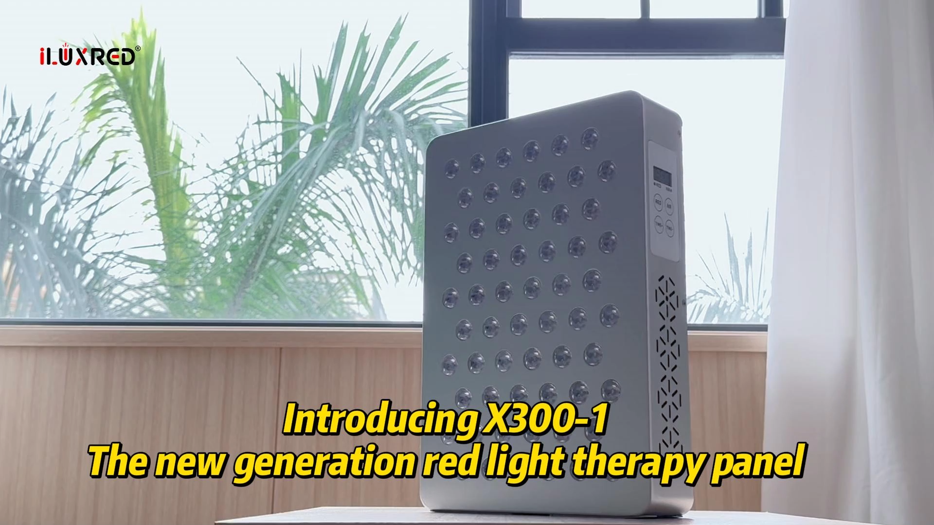 iLUXRED 300W 5 Wavelength Red Light Therapy Panel 630nm 660nm 810nm  830nm 850nm 1