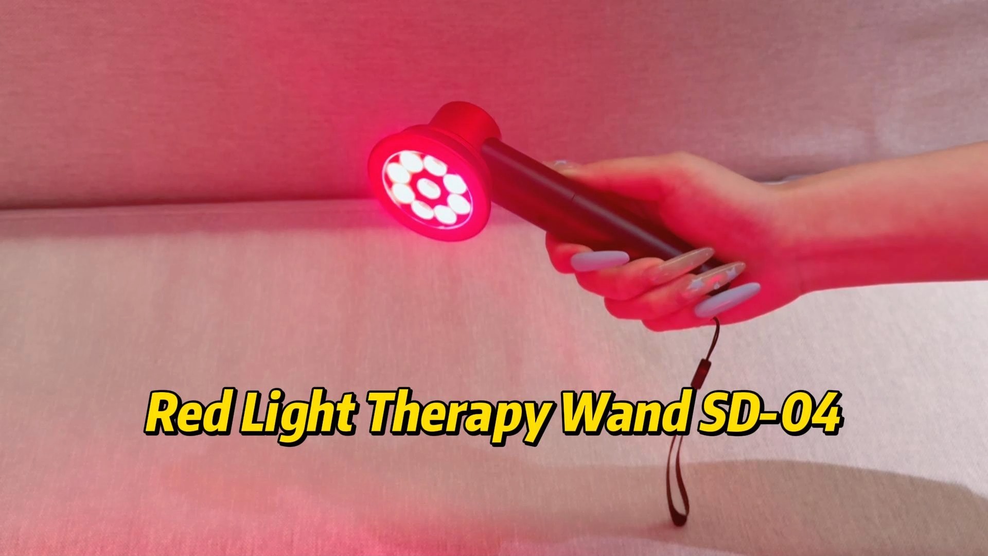 iLUXRED SD-04 Varita de terapia de luz roja LED Dispositivo portátil de terapia de luz infrarroja 630nm 660nm 850nm para rostro y cuerpo 1