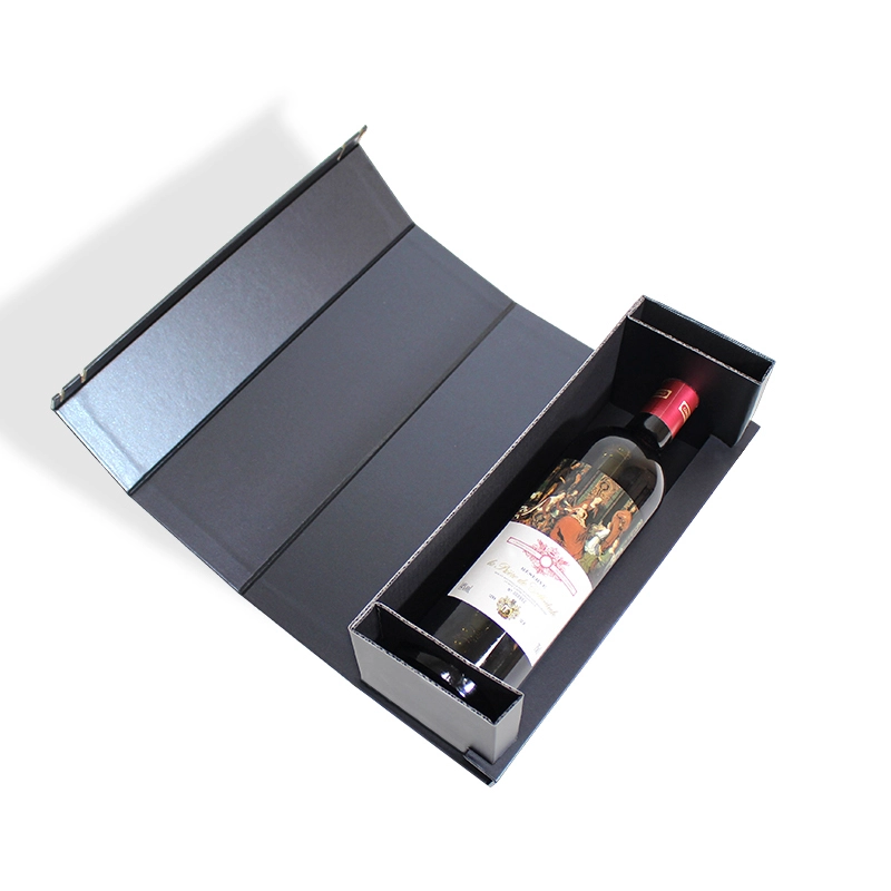Wein-Clamshell-Box mit Wellpappe-Einsatz 1