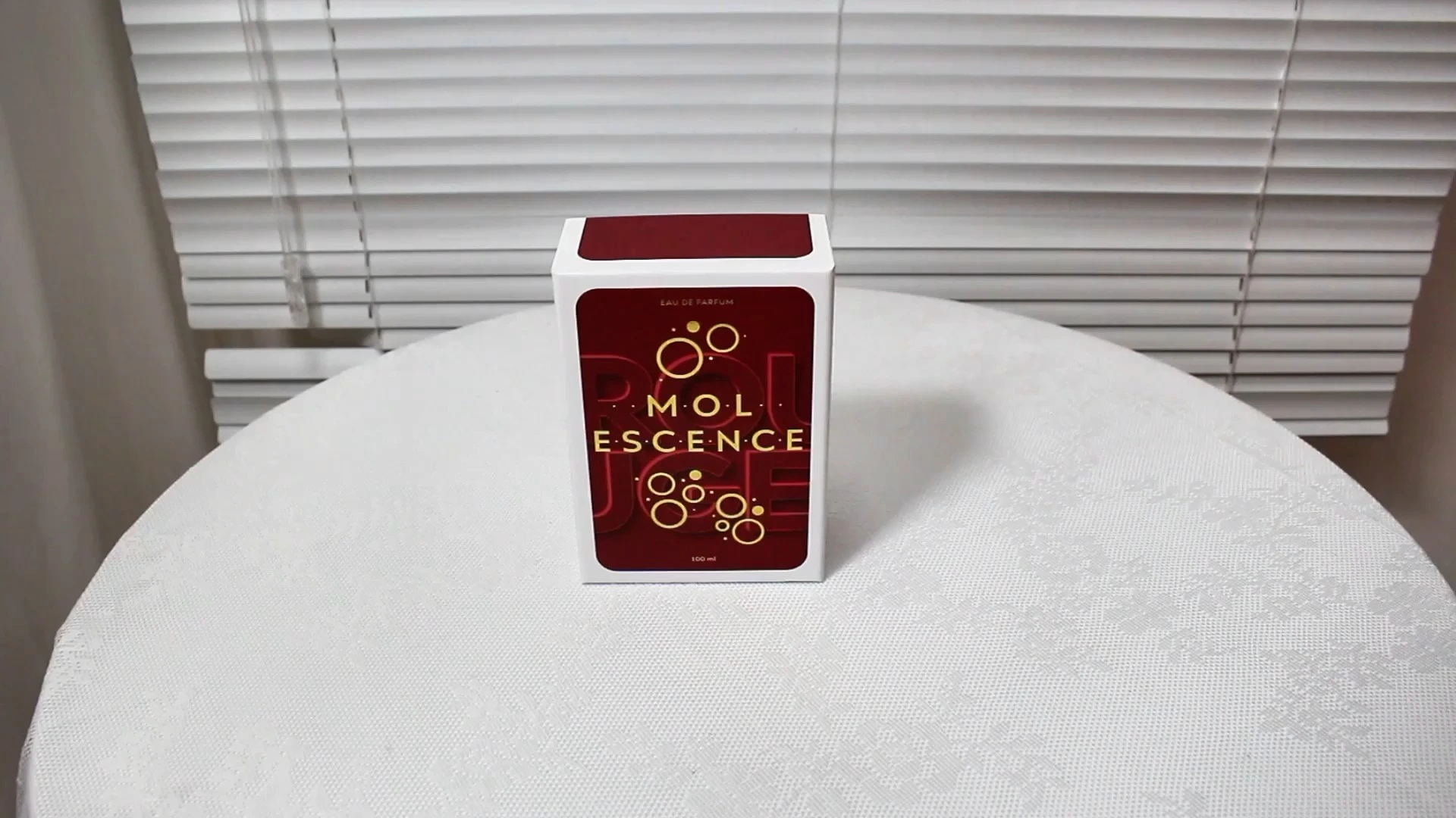 CF Removable Lid Box with Neck Gold Foil Stamping Logo Perfume Box 1