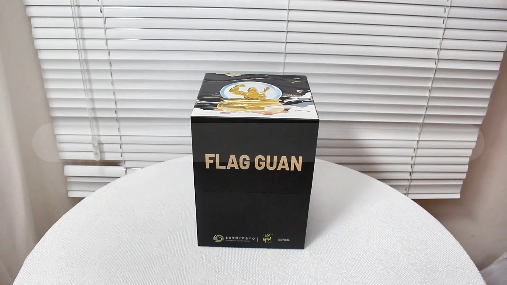 CF Flip Top Slanted Opening Black Gift Packaging Boxes for Candles 1