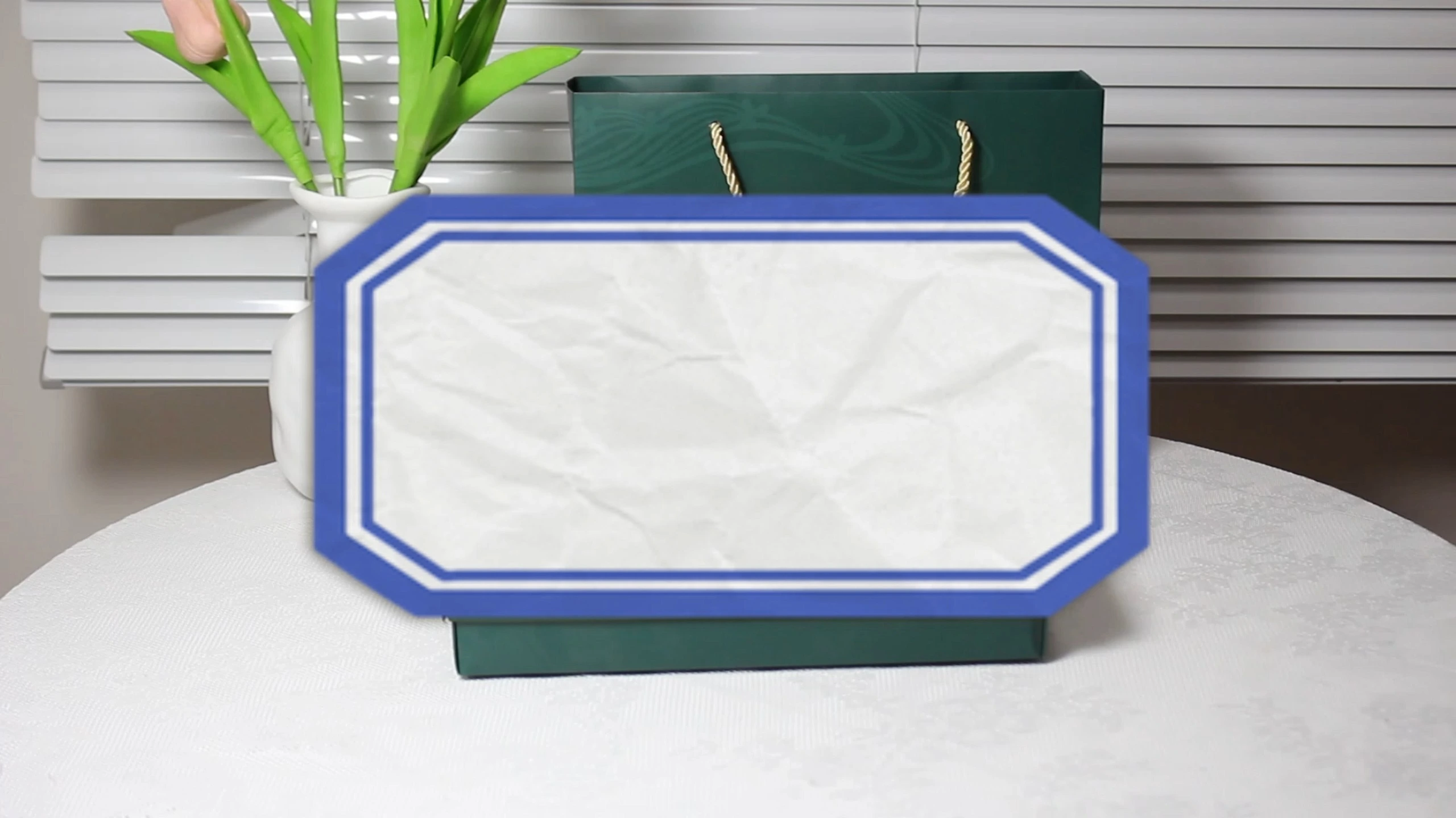 Caja de regalo de cartón CF, elegante, biodegradable, de alta calidad, con logotipo personalizado, color personalizado para velas, embalaje de papel de regalo. 1